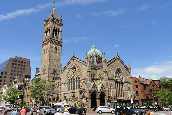 picture of old south church in the back bay district of boston
