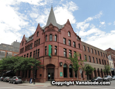 corner brick building burlington vermont picture