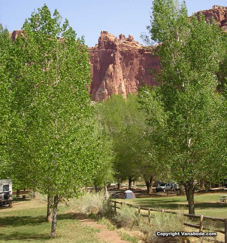 capitol reef fruita campground picture