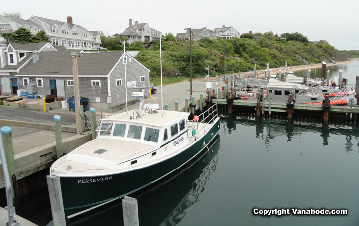 chatham pier fishing boats picture