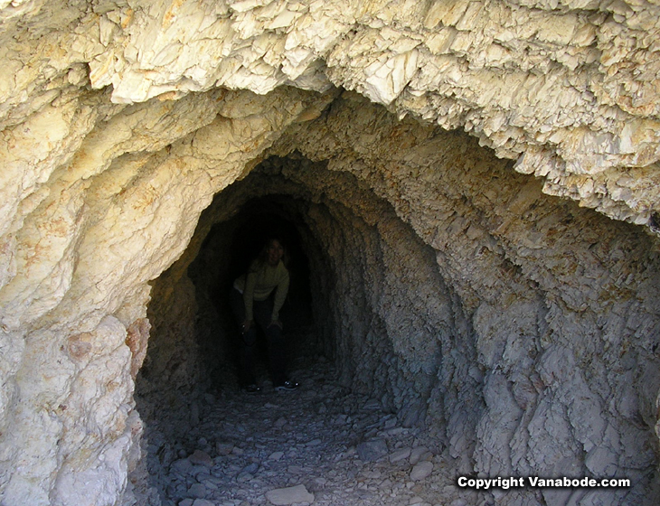 picture of mine entrance in death valley