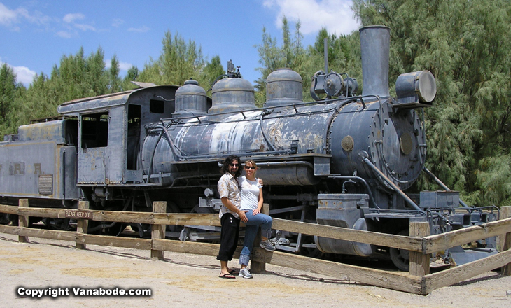 picture of train in Death Valley