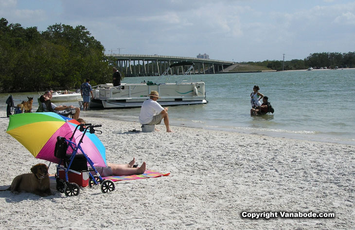 picture of new pass bridge in bonita beach florida