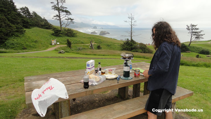 picture taken at ecola park oregon