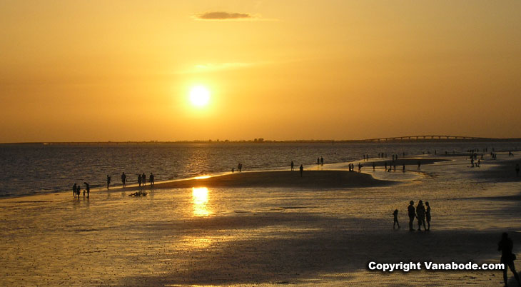 sunset on fort myers beach picture