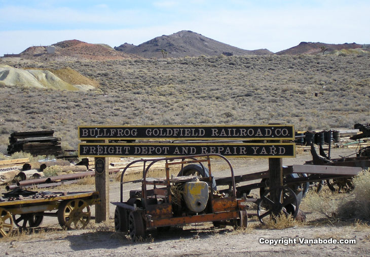 Picture of goldfield train yard