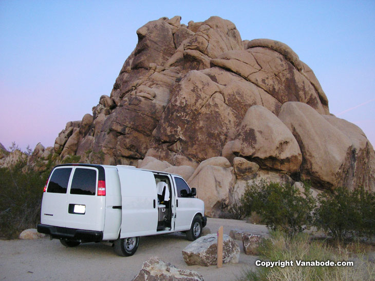 picture of campsite at Joshua Tree National Park