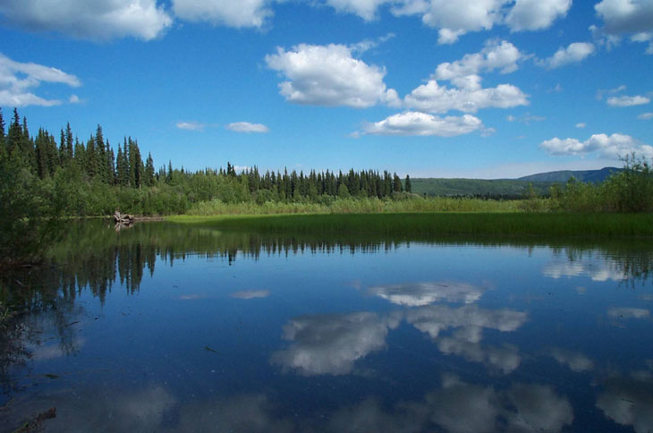 picture of Kandik River in Yukon Charley Rivers National Preserve Alaska