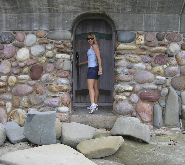 Picture of La Jolla beach house back door