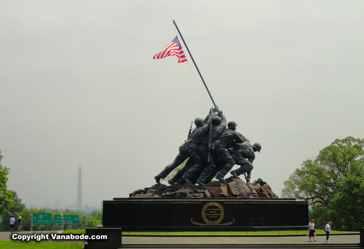 marines memorial in washington dc on vacation