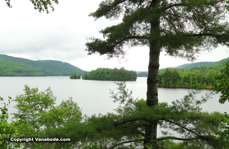 rangeley lake waterfront camping