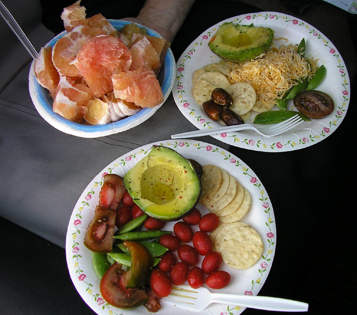 van camping food picture