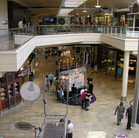 Inside Fashion Show Mall you will find lots of people shopping in their favorite stores as this picture in Las Vegas shows.