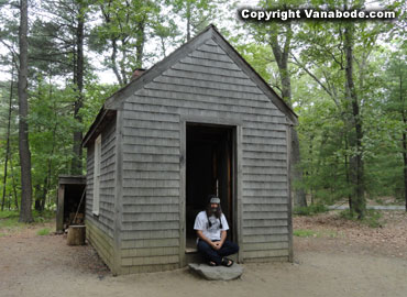 walden cabin in concord massachusetts on our road trip up the east coast