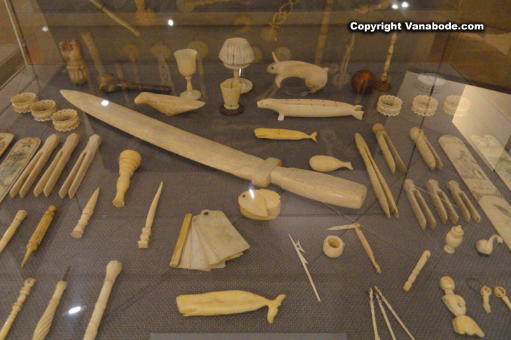 Cape Cod Salt Pond Visitor Center whale artifacts