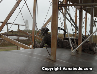 Wright Brothers National Memorial airplane sculpture