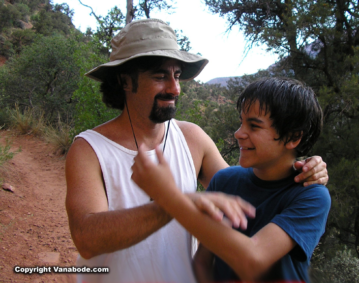 zion watchman trail hikers picture